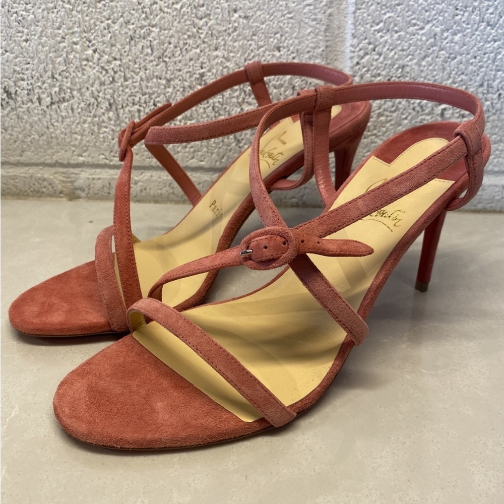 Christian Louboutin 'Selima' Pink Heels (Retail: $795) 38